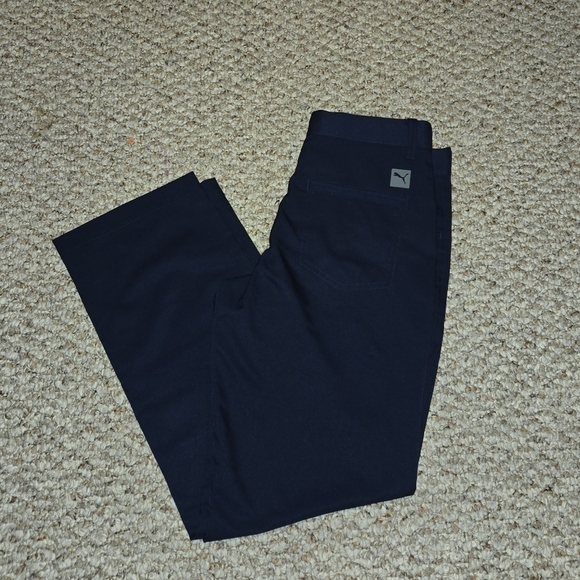 NWT PUMA Golf Kids Five-Pocket Pants (Big Kids) Size Medium - Picture 1 of 7